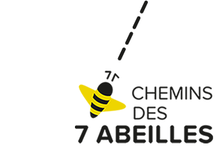 logo chemins des 7 abeilles